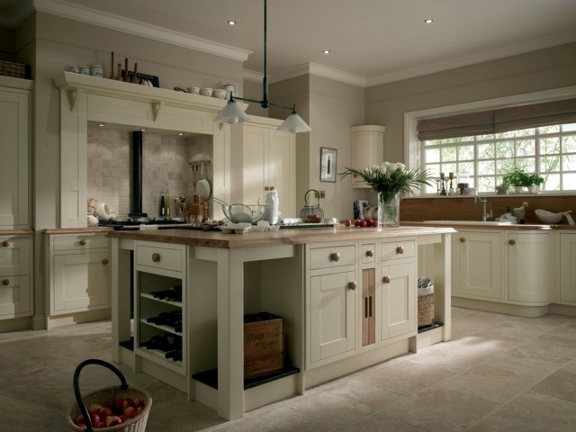 Vintage: estilo retro clásico en la cocina Como combinar muebles de diferentes estilos y colores