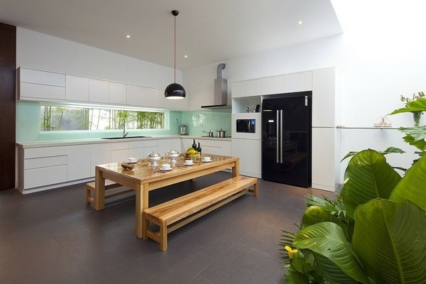 Muebles de comedor en el salón para las cenas especiales