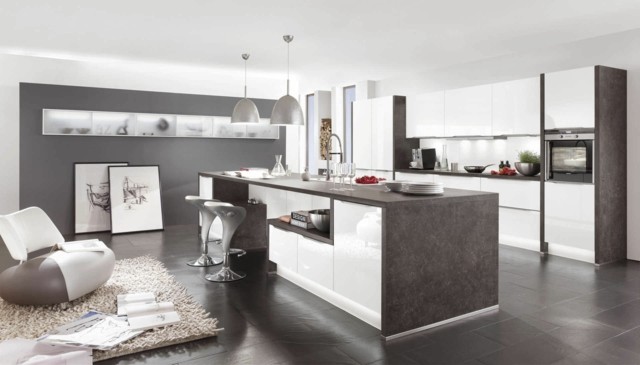 Cocinas con islas de diseño moderno Fotos de islas de cocinad
