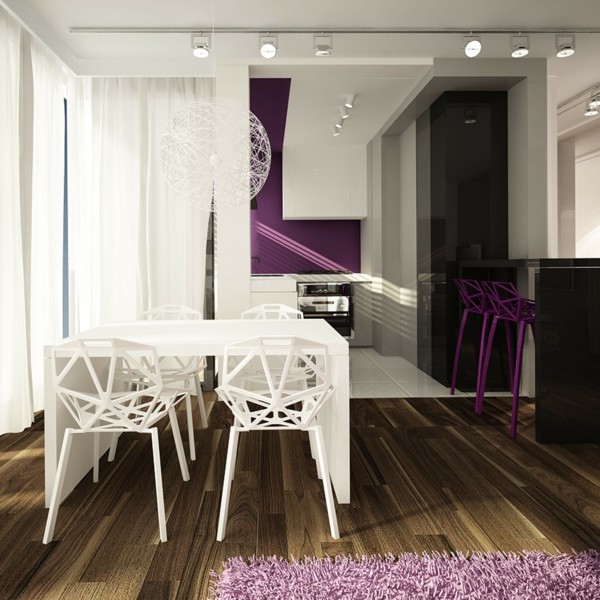 Muebles de comedor en el salón para las cenas especiales