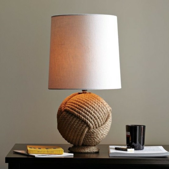 contemporanea mesa lampara salon