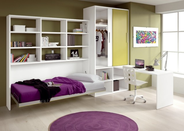 Habitaciones juveniles para chicas adolescentes Pintura habitación para jóvenes