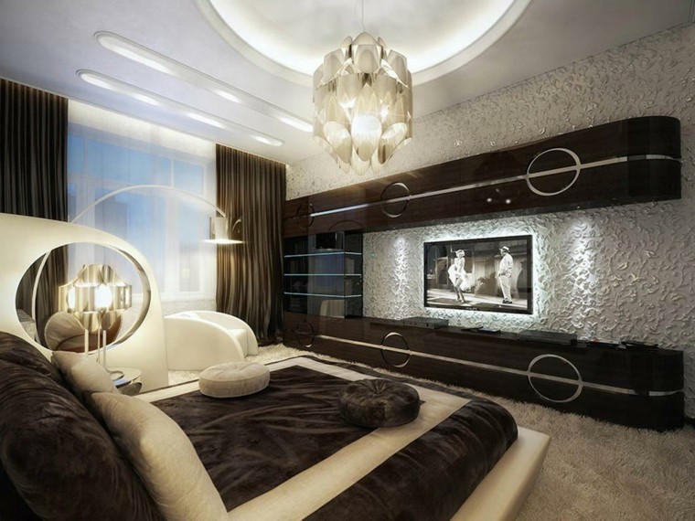 Decoración dormitorios 80 ideas que le dejarán sin aliento Alcoba matrimonial moderna