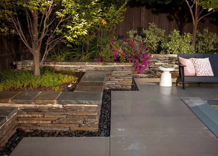 Diseño de jardines,ideas para muros de ensueño. De Ideas Concreto banqueta