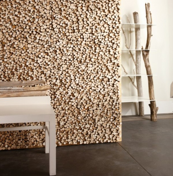 Maderas flotantes como adornos para el hogar De diseño Candelabros Pared