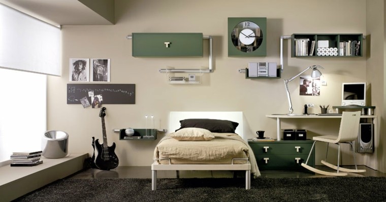 Dormitorios modernos para adolescentes; atrevidos y únicos. Cuartos decorados para jovenes
