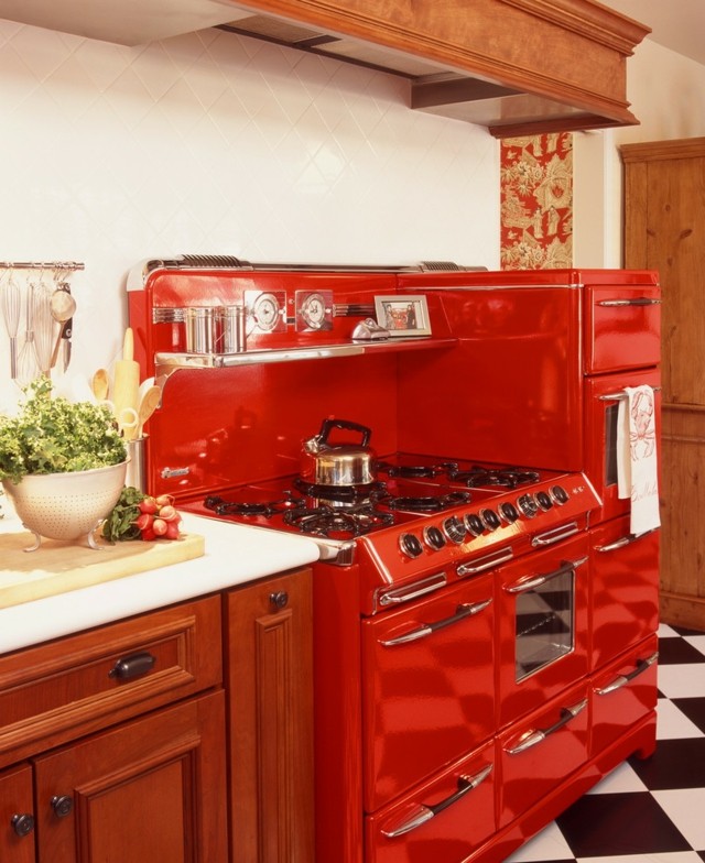 Vintage: estilo retro clásico en la cocina