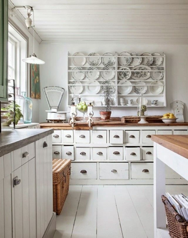 Vintage: estilo retro clásico en la cocina