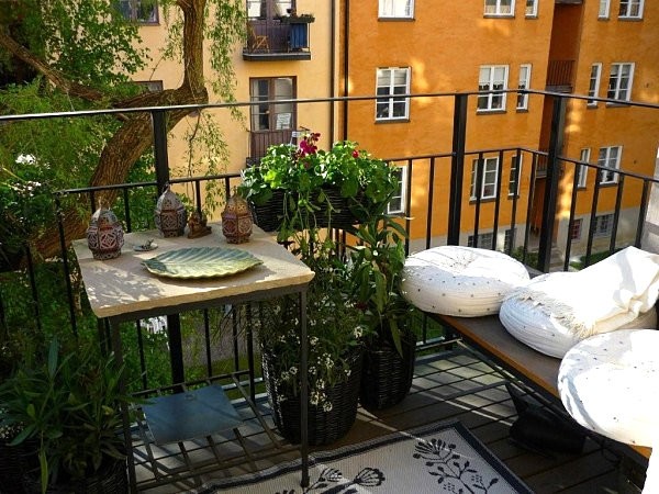Ideas creativas: para pequeños balcones y terrazas