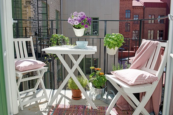 Ideas creativas: para pequeños balcones y terrazas Balcon idées Barandas