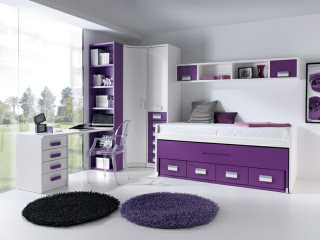 Habitaciones juveniles para chicas adolescentes