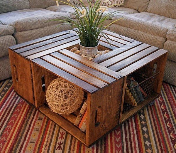 Muebles de palets fáciles, prácticos y muy cómodos