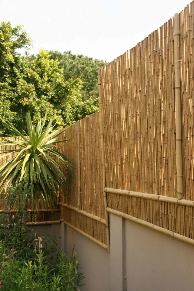 Vallas de madera con bambú, la solución inteligente.
