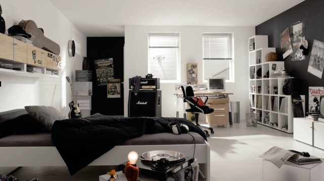 musica cama armario guitarra ventanas