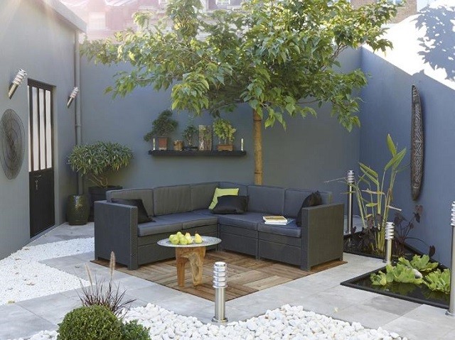 Decoración de terrazas en madera, ideas de éxito. Diseño Madeira piso