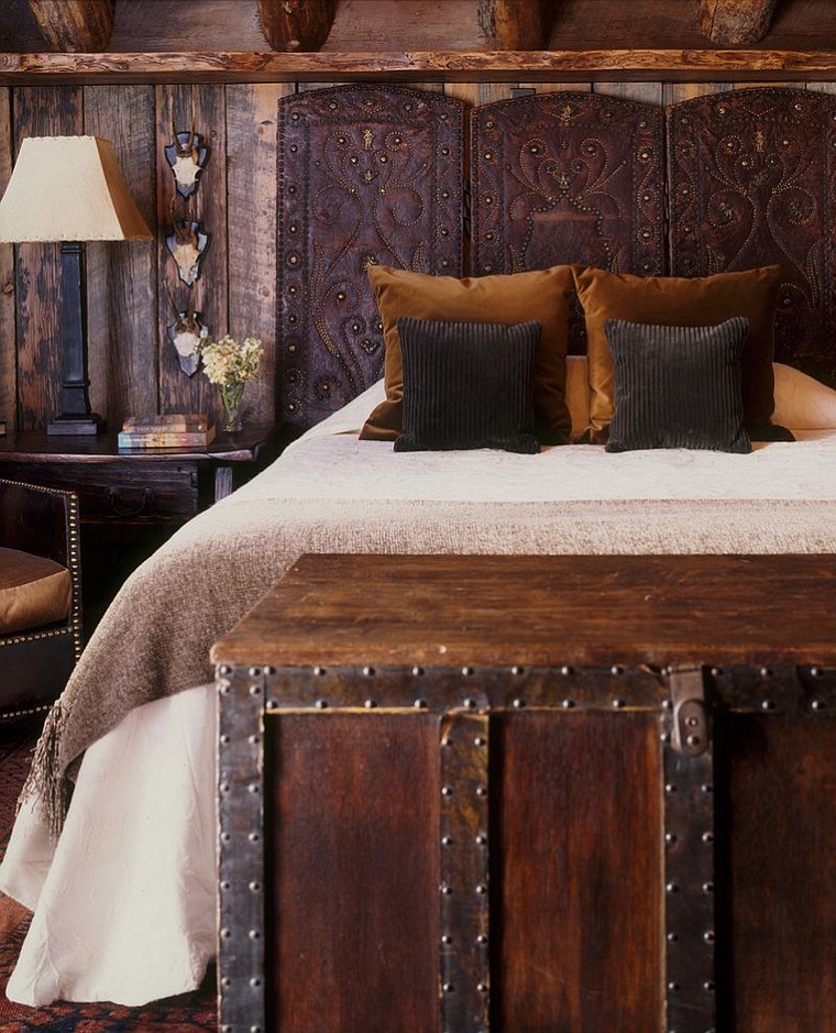 Cabeceros de cama ideas ingeniosas con madera