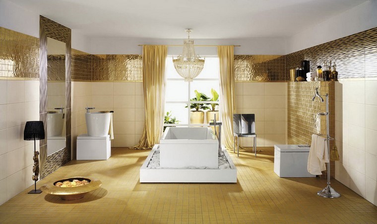 Accesorios baño amarillo ~ dikidu.com