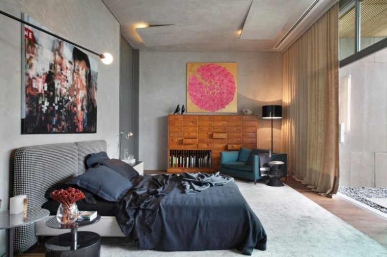 Habitaciones modernas para solteras y solteros.