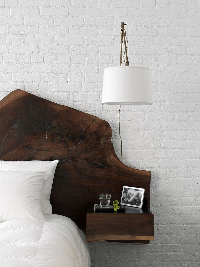 Cabeceros de cama ideas ingeniosas con madera Madera Sala De inspiraciones