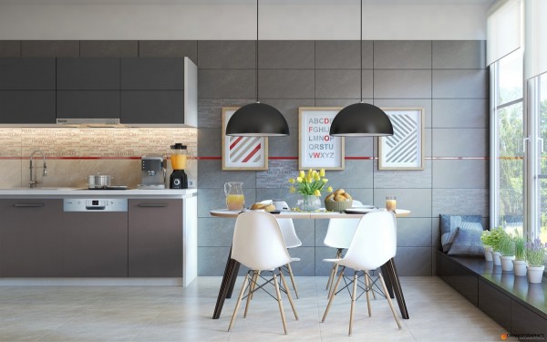 Mesas de cocina o comedor de diseño moderno Diseño de comedor de madera