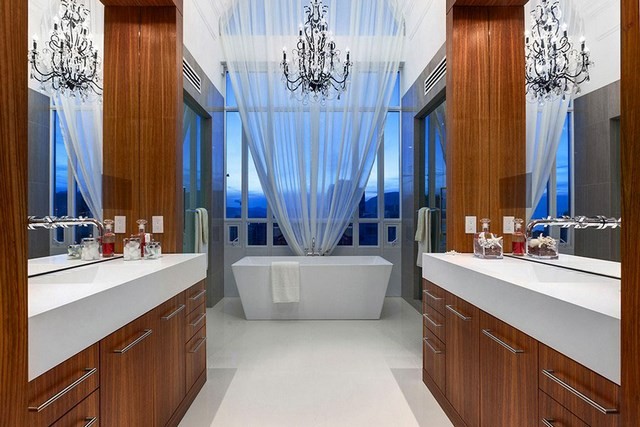 Cortinas de baño elegantes ~ dikidu.com Cortinas diseño Quarto