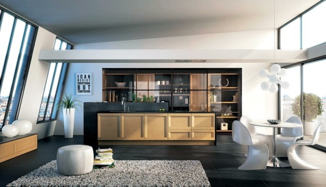 Diseño de cocina: últimas tendencias 2015 Salon cocina juntos