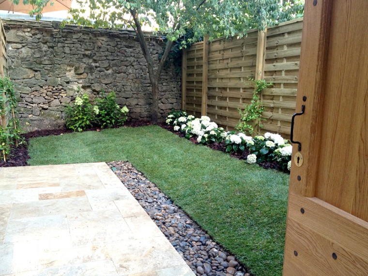 Jardines pequeños y patios de diseño único Para decoración Pisos patio