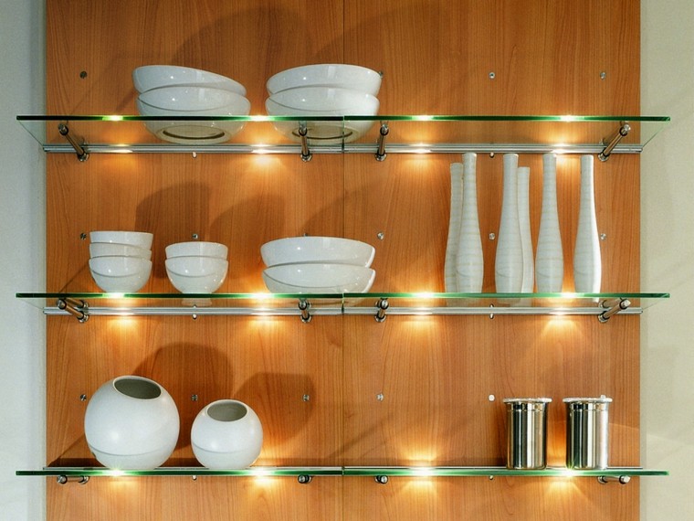 Iluminación led 75 ideas increÃÂbles para el hogar. Luces para cocina