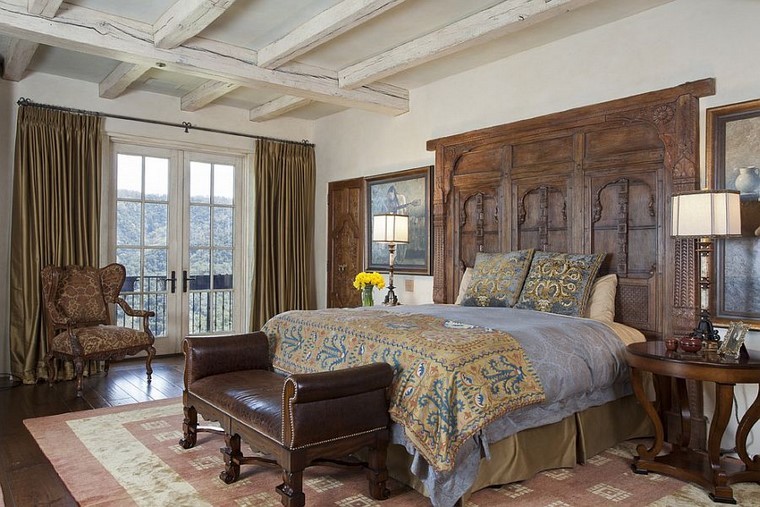 Cabeceros de cama ideas ingeniosas con madera