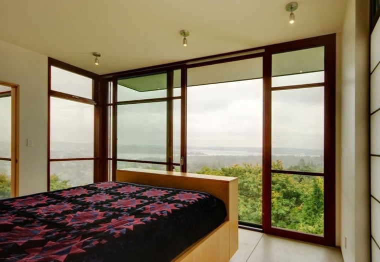 Habitaciones modernas para solteras y solteros. Mayolicas para dormitorios
