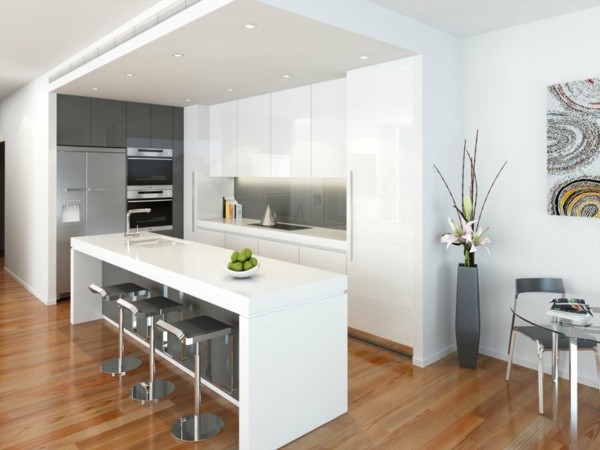 Cocinas con isla multifuncional para todos los estilos Cocina con isla central y comedor
