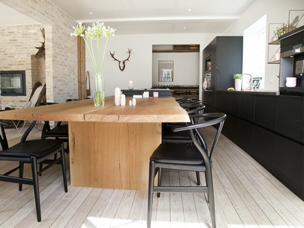 Mesas cocina rojas: mesas cocina diseno cocinas blancas con mesa ...