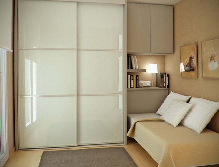 Habitaciones modernas para solteras y solteros.