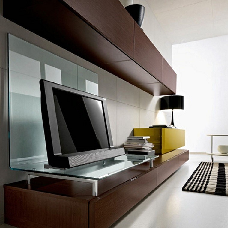 Muebles tv y bibliotecas para el salón o sala de estar Muebles de sala en l modernos