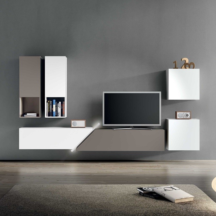 Muebles tv y bibliotecas para el salón o sala de estar