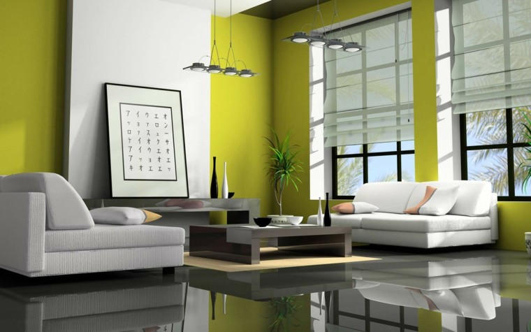 Sala de estar para apartamento de soltero, todo un lujo