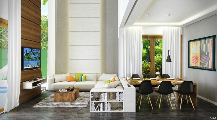 Fotos originales diseño de interiores detalles y más Diseños de interiores de salas y comedores