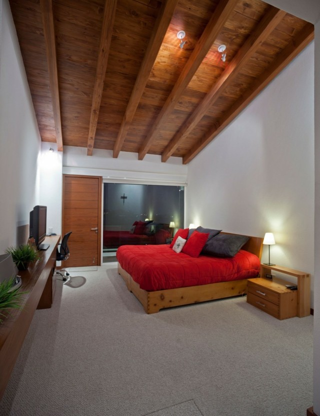 Diseño de muebles de sala: techo de madera: atractivo clasico en ...