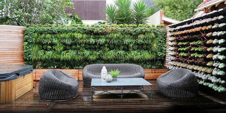 JardÃn vertical, naturalidad en cualquier lugar Interior Ideas Edificio Patio