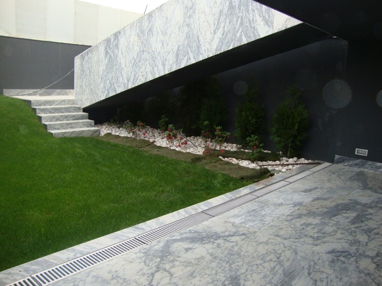 Revestimiento de paredes exteriores 50 ideas Escalera decoración Marmol