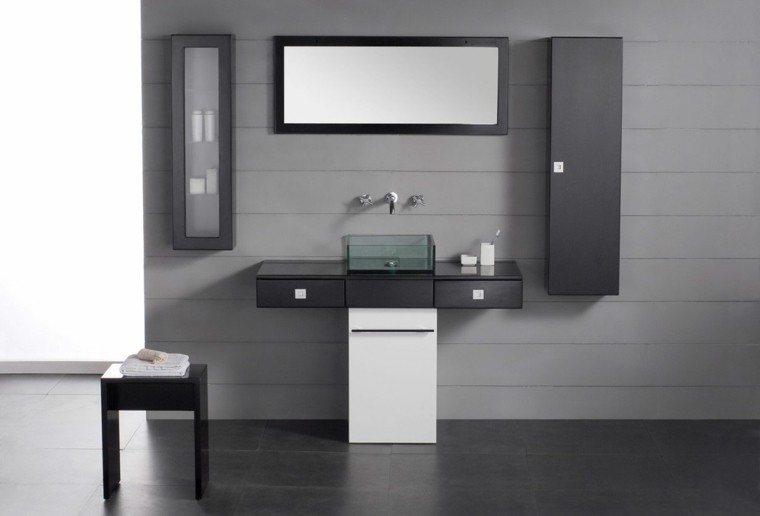 Decoracion baño color gris ~ dikidu.com Muebles color gris