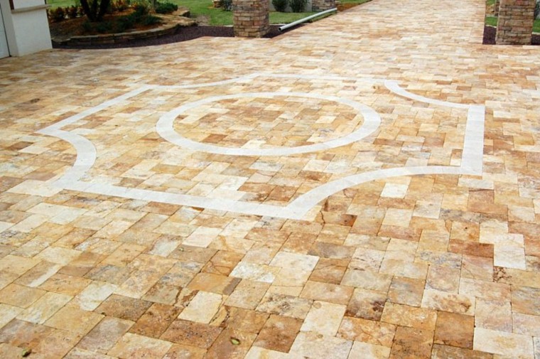 Travertino un aire de naturalidad para el hogar. Decoración interior Patio Suelo