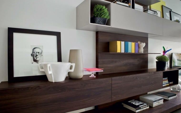 Muebles de salon modernos y funcionales: menos es más