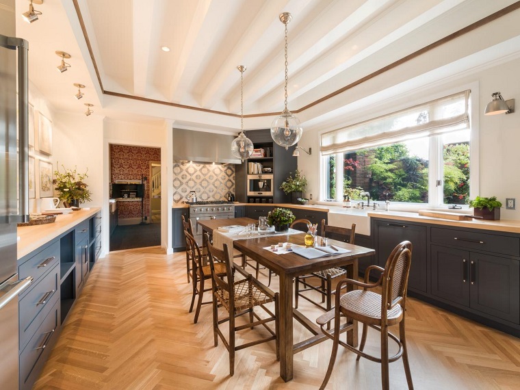Muebles vintage en la cocina ideas a lo clásico