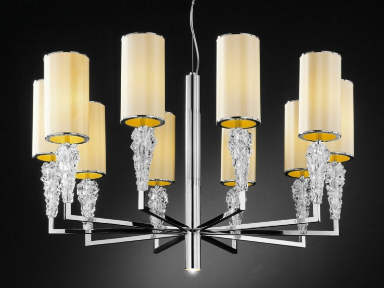 Lámparas de techo ideas modernas para el interior Candelabros Herreria Ideas De