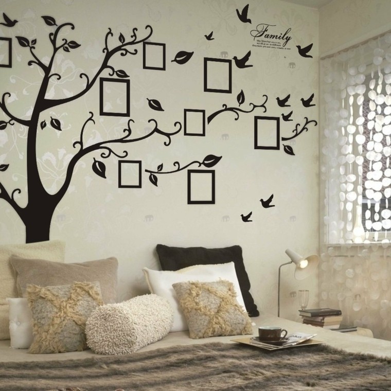 Combinaciones de colores para las paredes del dormitorio