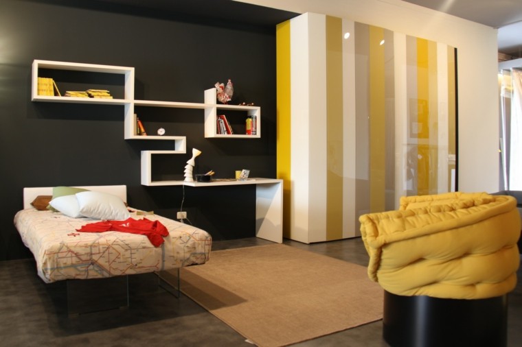 Combinaciones de colores para las paredes del dormitorio