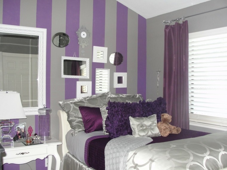 Combinaciones de colores para las paredes del dormitorio