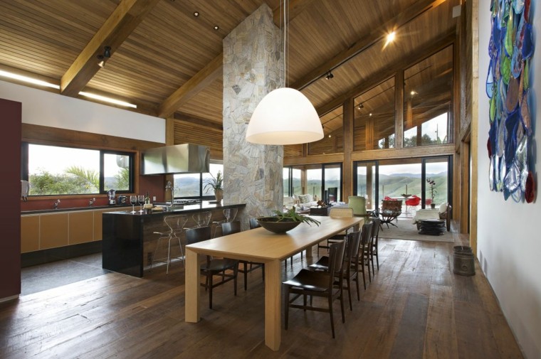 Sillas de comedor modernas cincuenta ideas geniales Sillas de comedor de madera