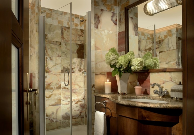 Cuartos de baño con marmol ideas únicas de ensueño. Marmol decoración piso